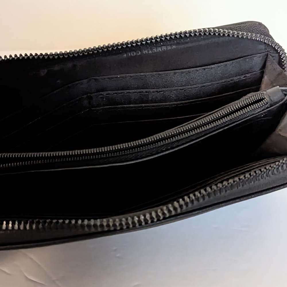 💰4/$20  Kenneth Cole Reaction Wallet in Black - Picture 7 of 10